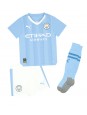 Manchester City Jeremy Doku #11 Domácí dres pro děti 2023-24 Krátký Rukáv (+ trenýrky)